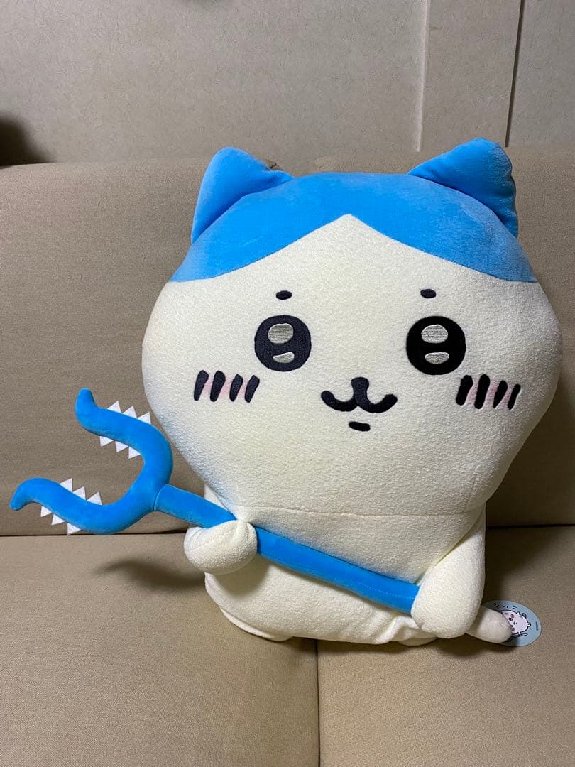 ちいかわ ハチワレ討伐棒（さすまた）付き 特大ぬいぐるみセット（受注生産品）