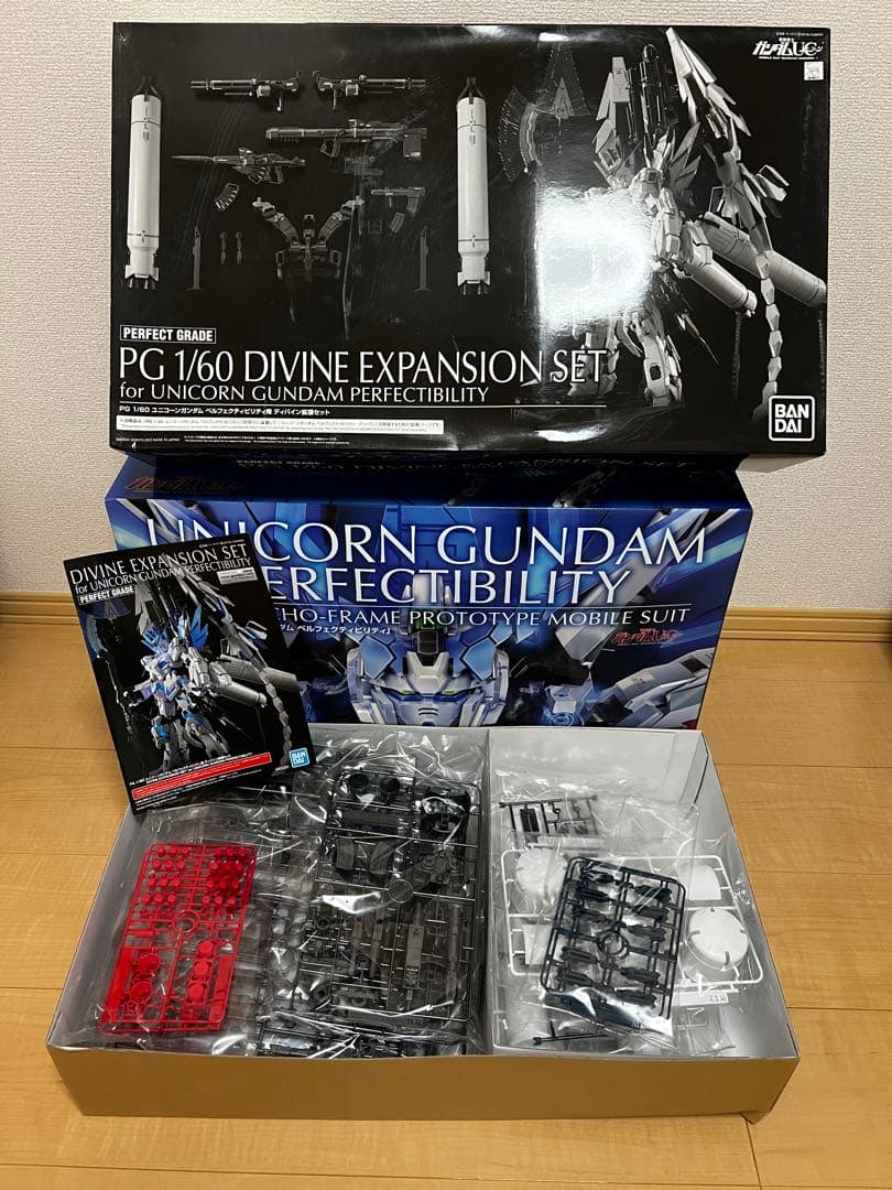PG 1/60 ユニコーンガンダム ペルフェクティビリティ　拡張セット付き