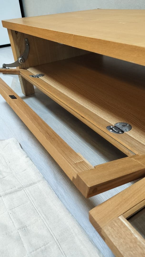 無印良品 テレビボード タモ材 150cm幅