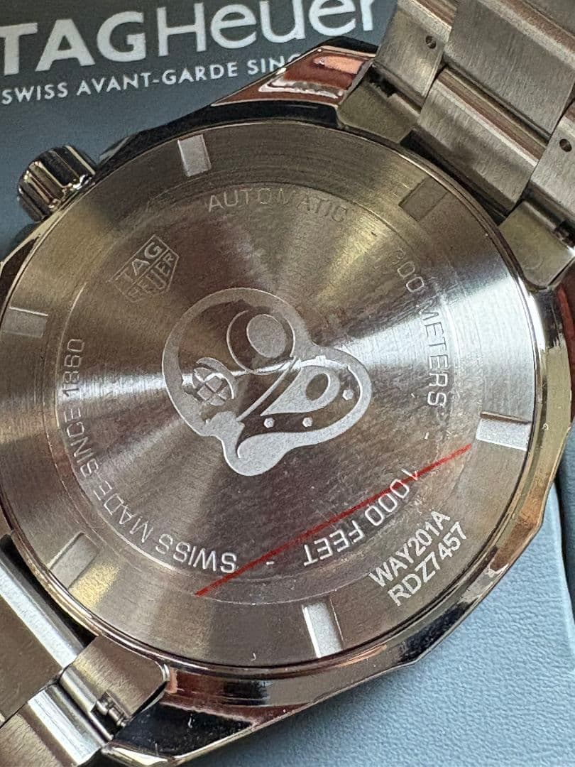 【美品】タグホイヤー WAY201A.BA0927 アクアレーサー 自動巻き