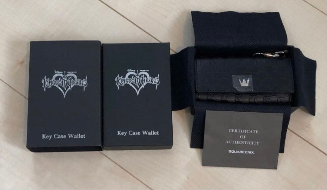 ☆未使用☆ ディズニー キングダムハーツ ☆ キーケース ブラック 日本製