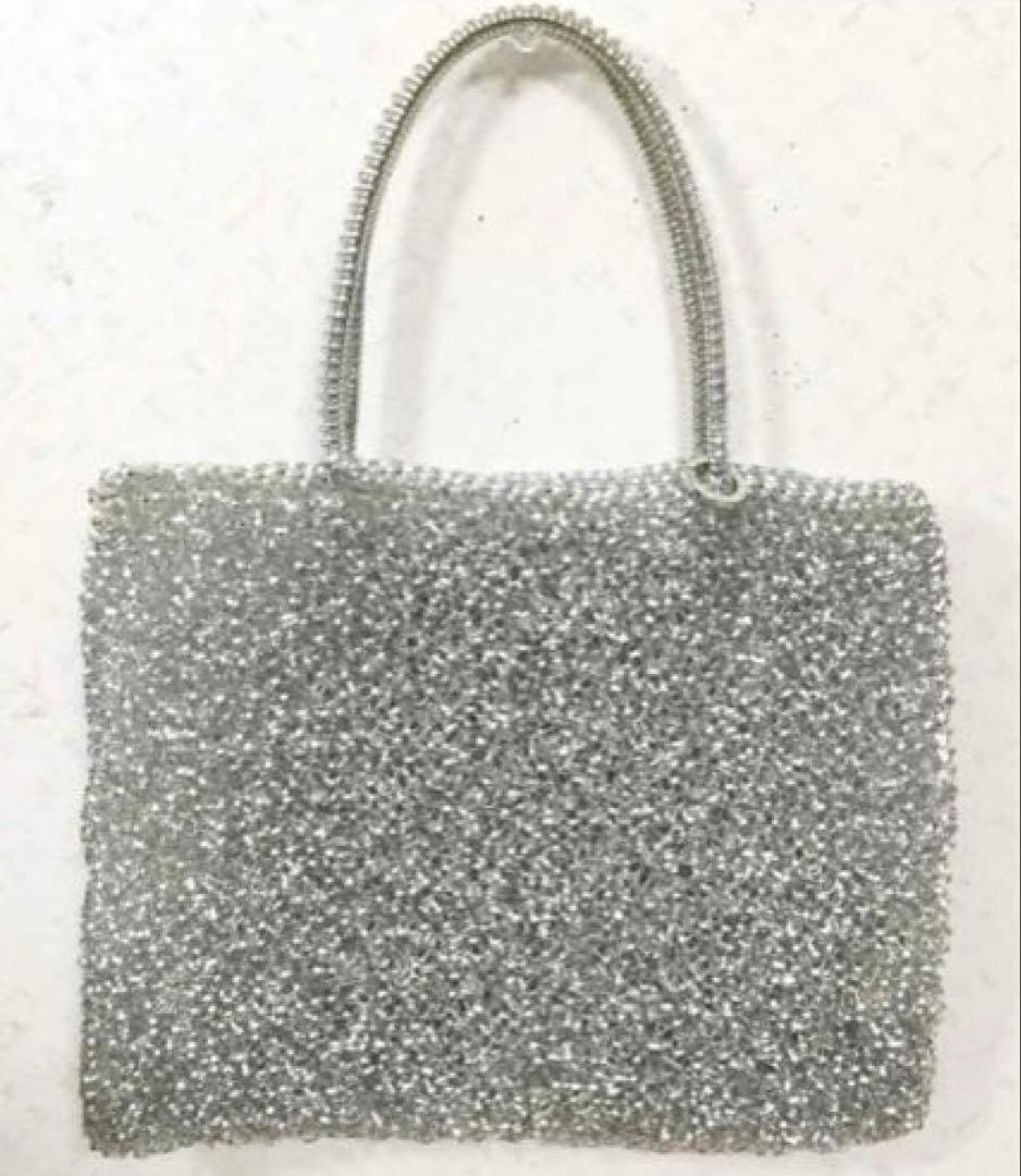 アンテプリマ　シルバー ワイヤーバッグ A4　ハンドバッグ