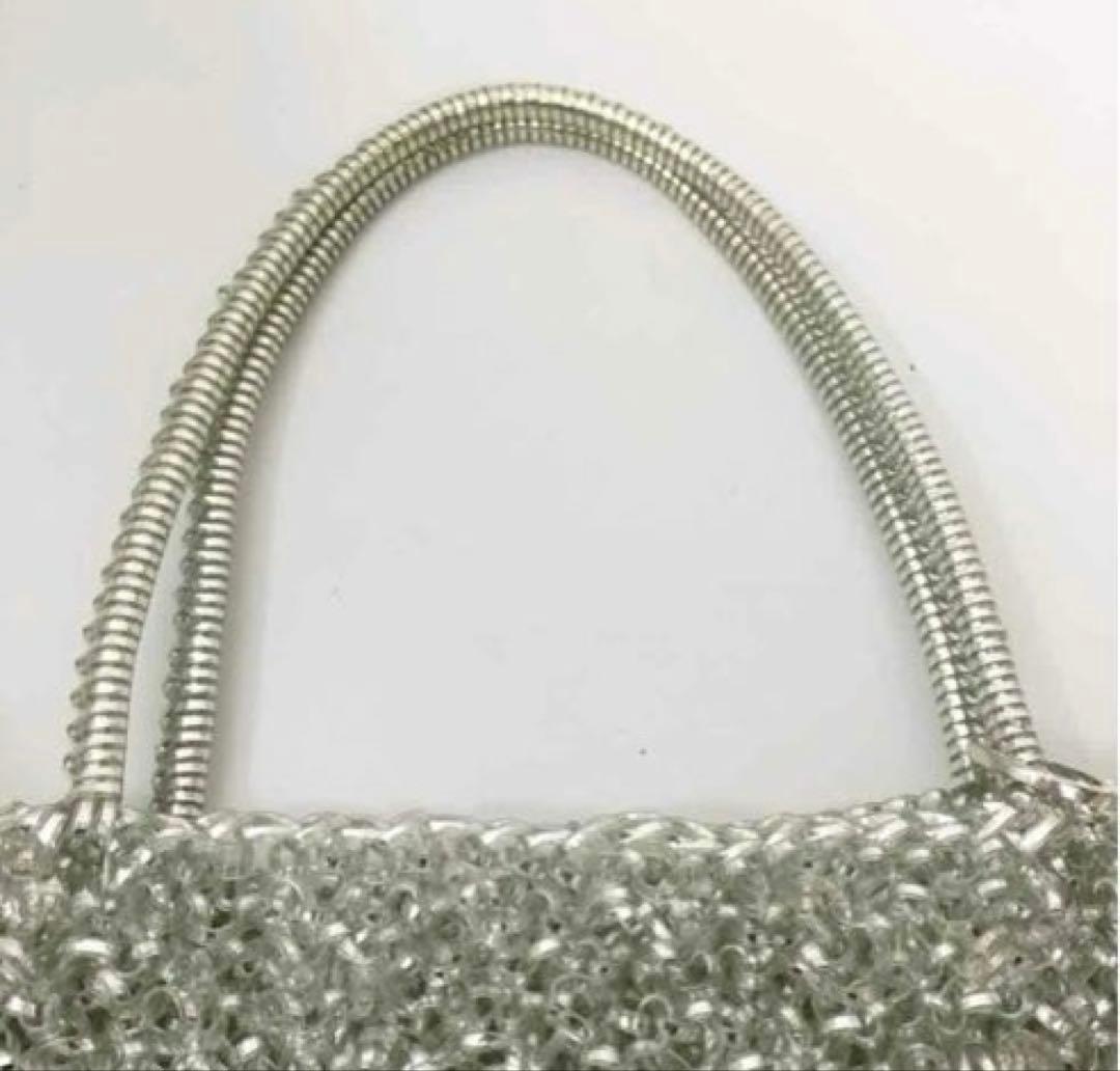 アンテプリマ　シルバー ワイヤーバッグ A4　ハンドバッグ