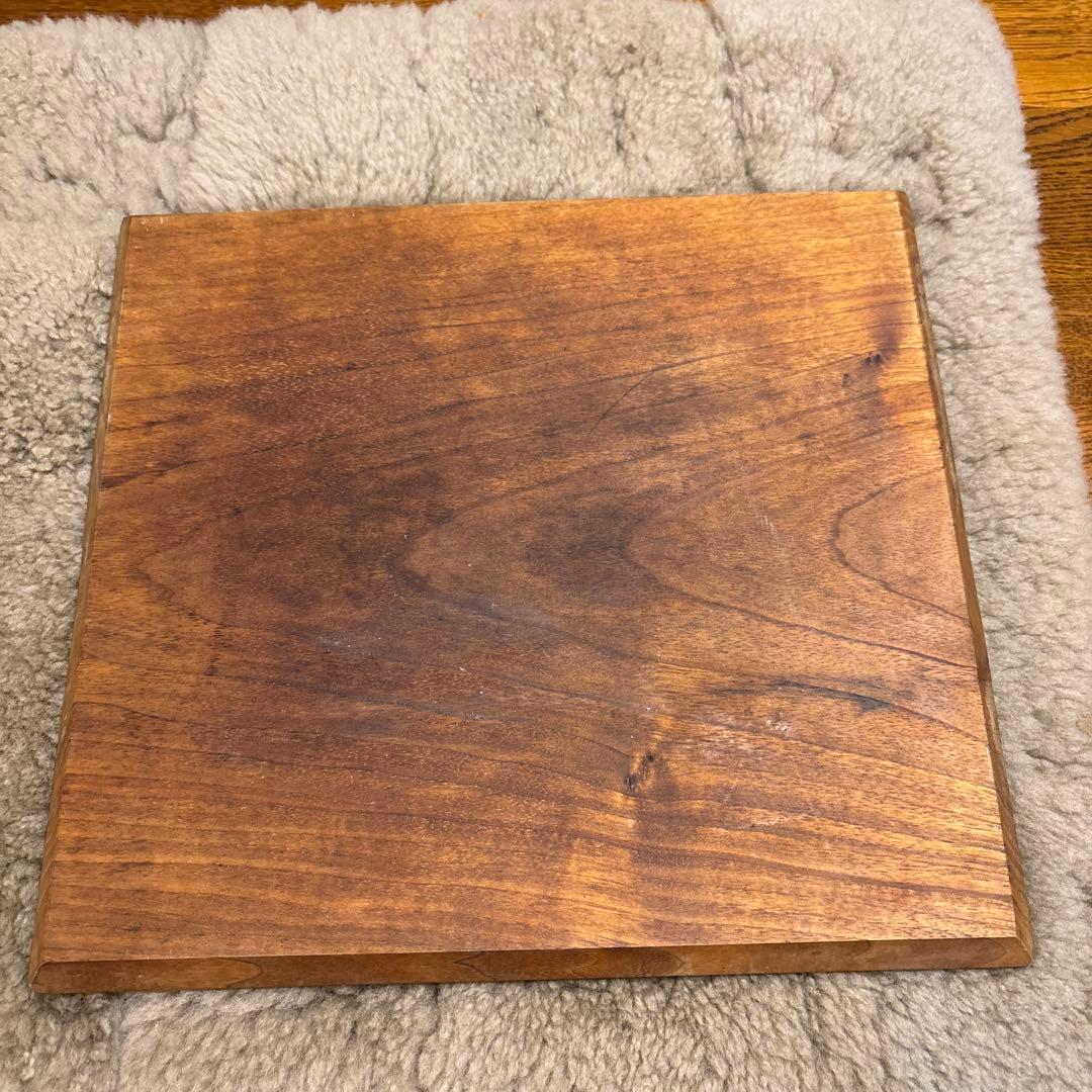 小沢賢一　くるみの角トレイ　トレー　一人膳