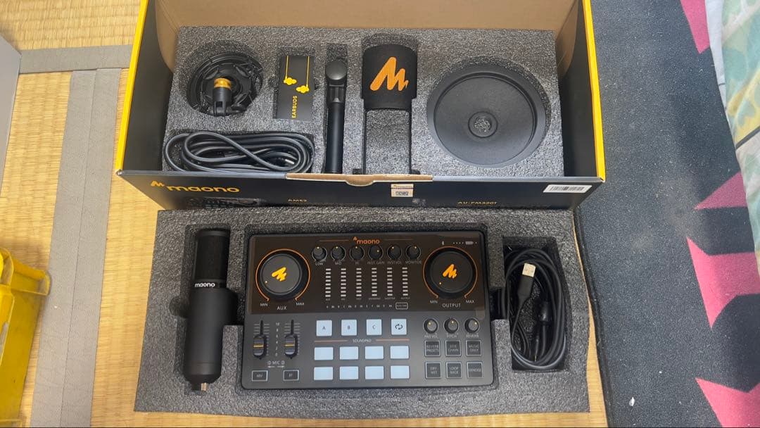 Maono CASTER AME2A マオノ オーディオミキサー マイク付属