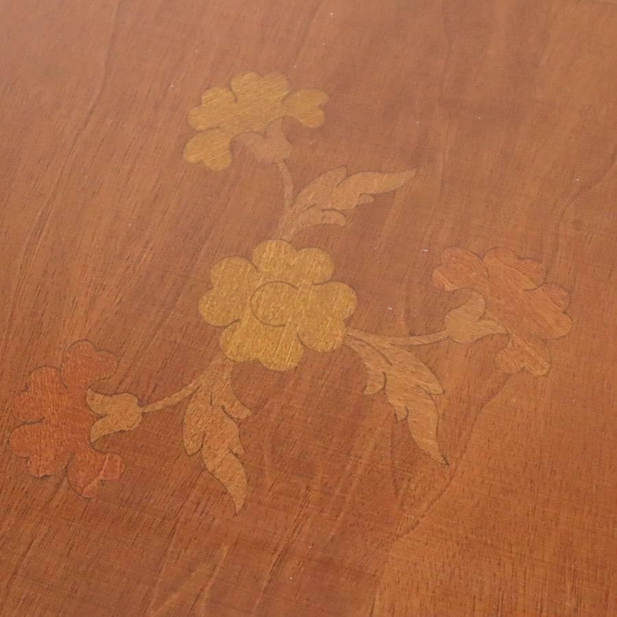 イタリア製 象嵌 サイドテーブル 丸テーブル コーヒーテーブル クラシカル家具