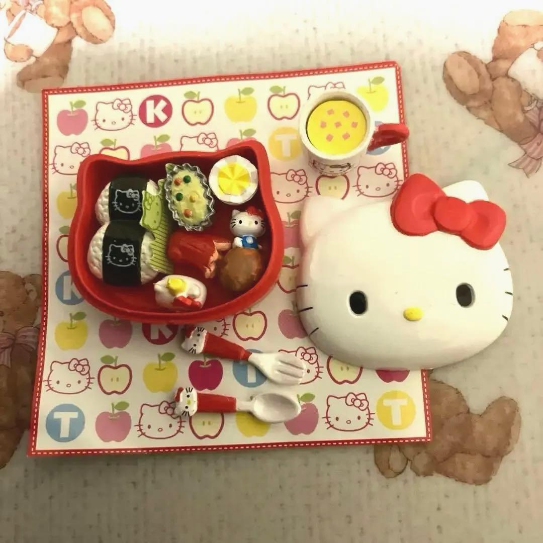 キティ　ミニチュア　フィギュア　グルメdeキティ　サンリオ　リーメント