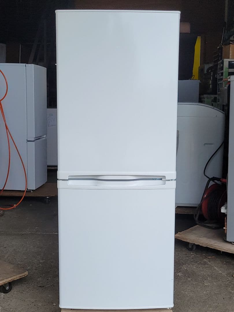 MAXZEN 2ドア冷凍冷蔵庫 JR139HM01WH 140L 2022年製★