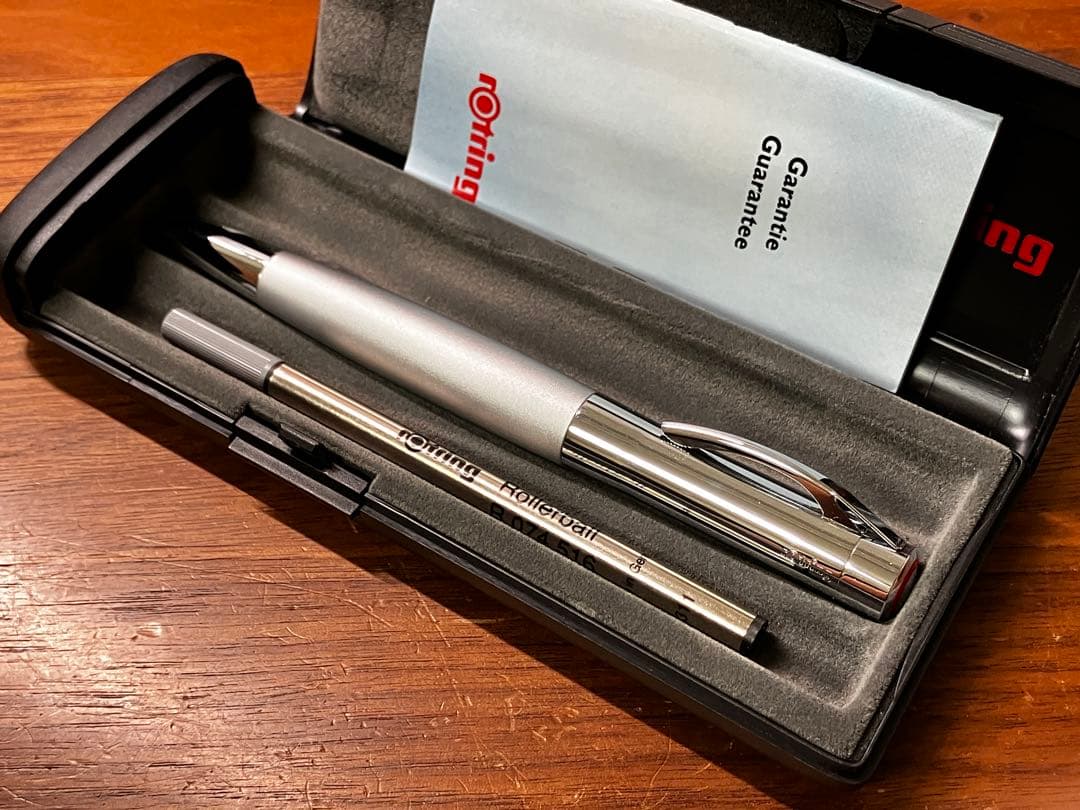 rotring ロットリング イニシャル RB シルバー ローラーボール