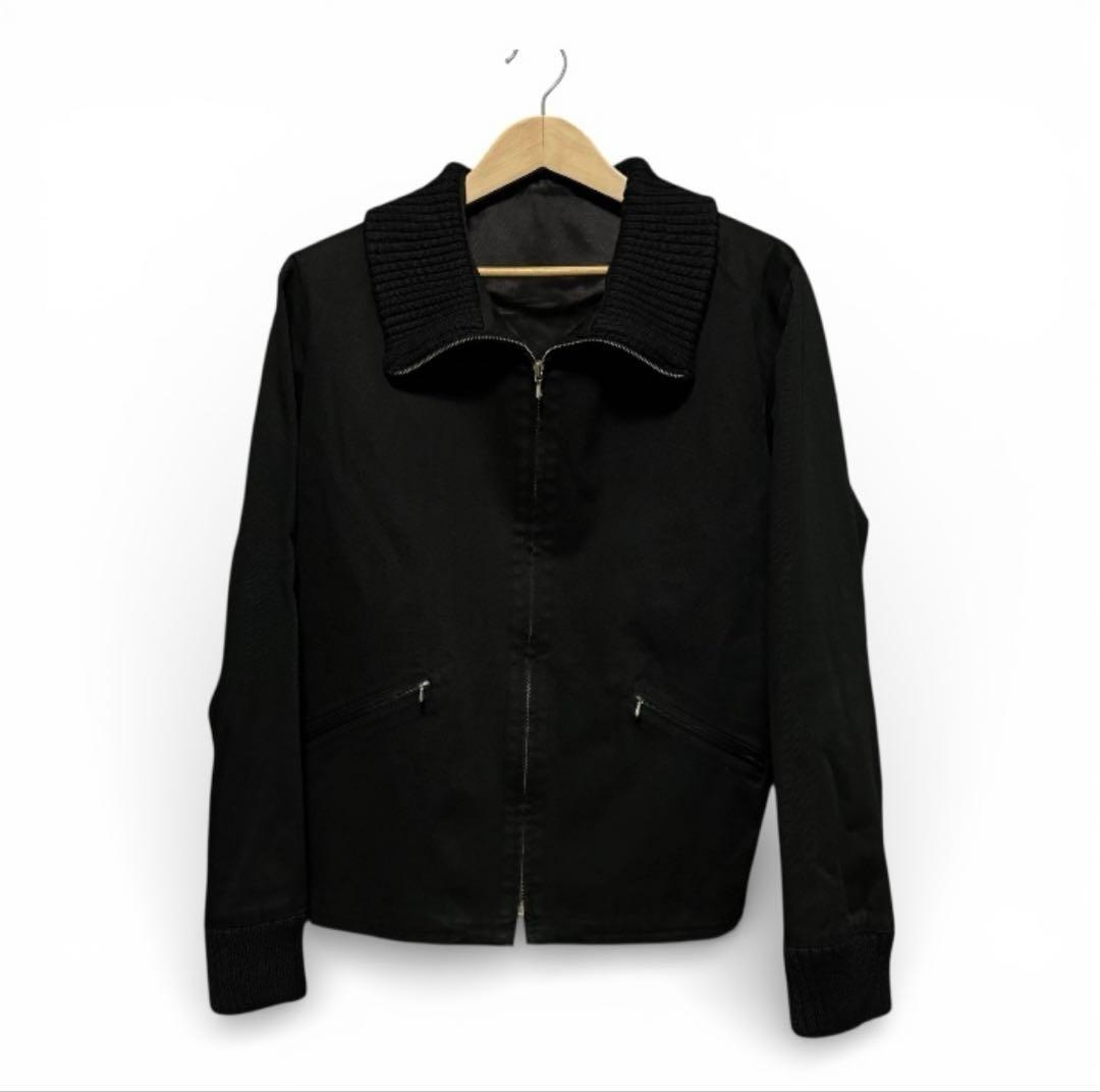 90'〜00's agnès b. 襟袖リブ コットンブルゾン フランス製
