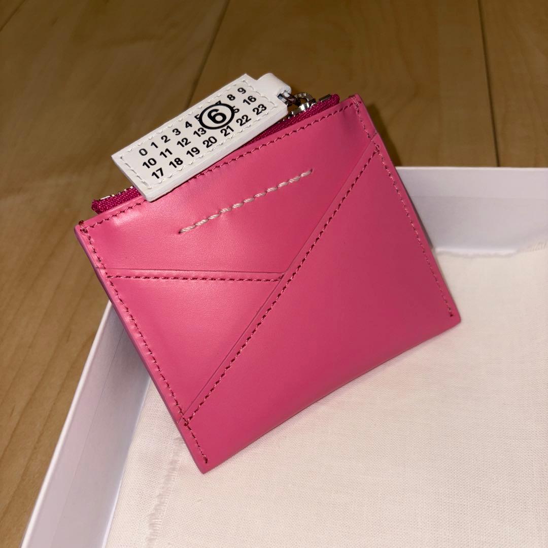 エムエム6メゾンマルジェラ ケース（小銭入れ）財布 サーモンピンク 新品