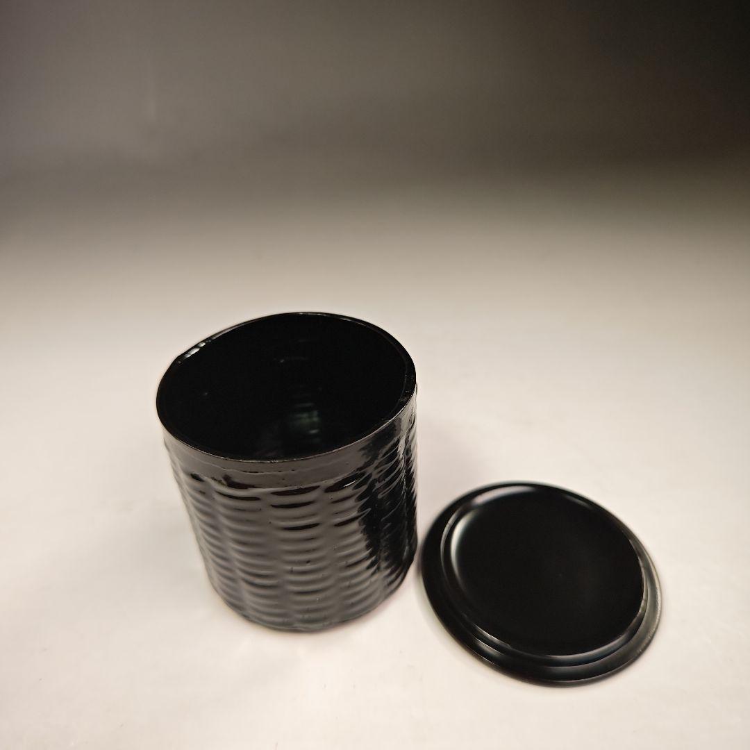 イ380 棗『塗師　中林星山』『柿蒔絵　篭棗　共箱』茶入　茶器　茶道具