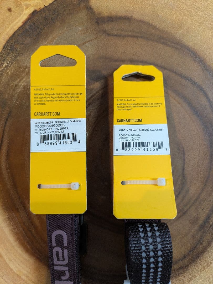 【NEW】Carhartt カーハート 犬用リーシュ＆首輪セット L 赤ワイン