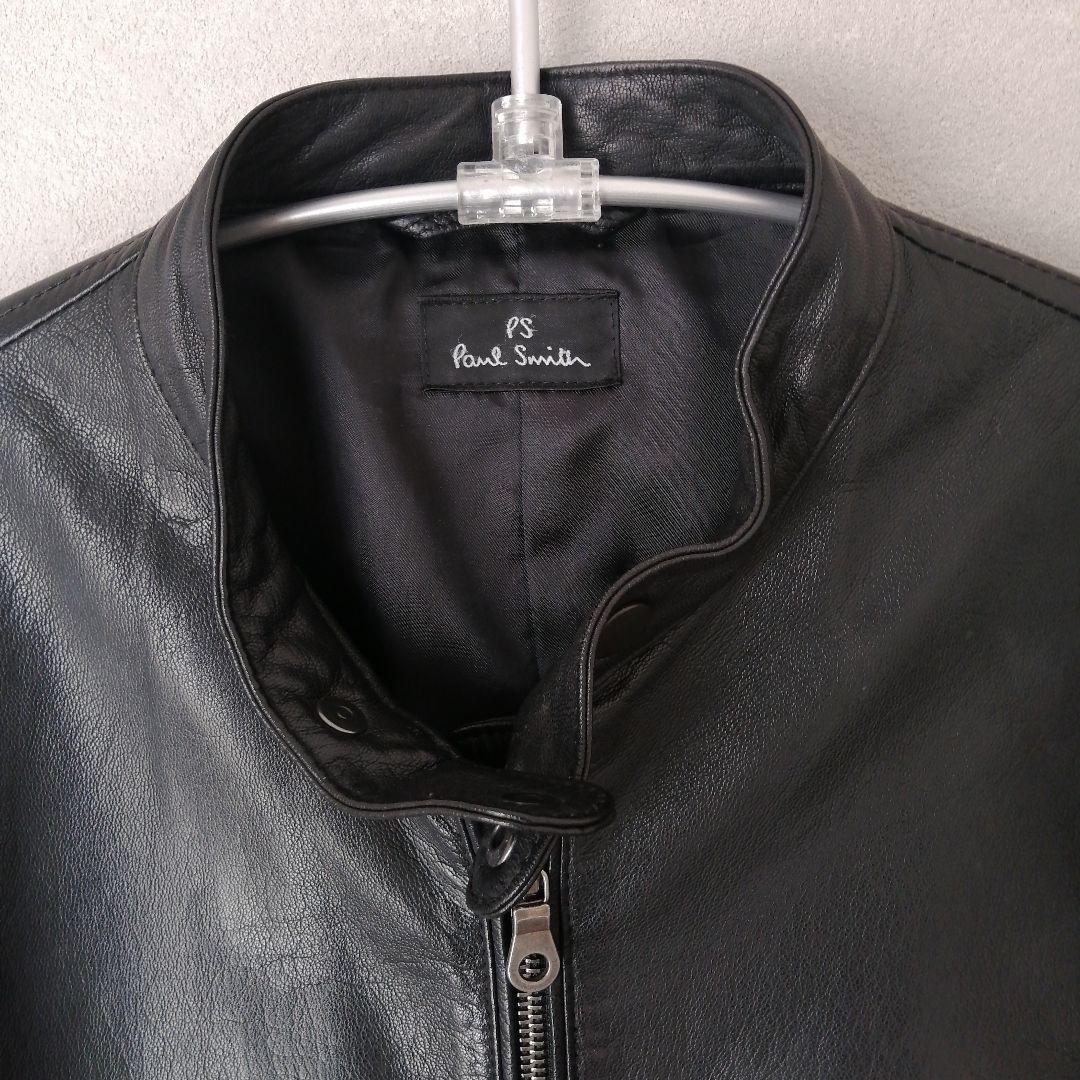Paul Smith ブラックレザーシングルライダース