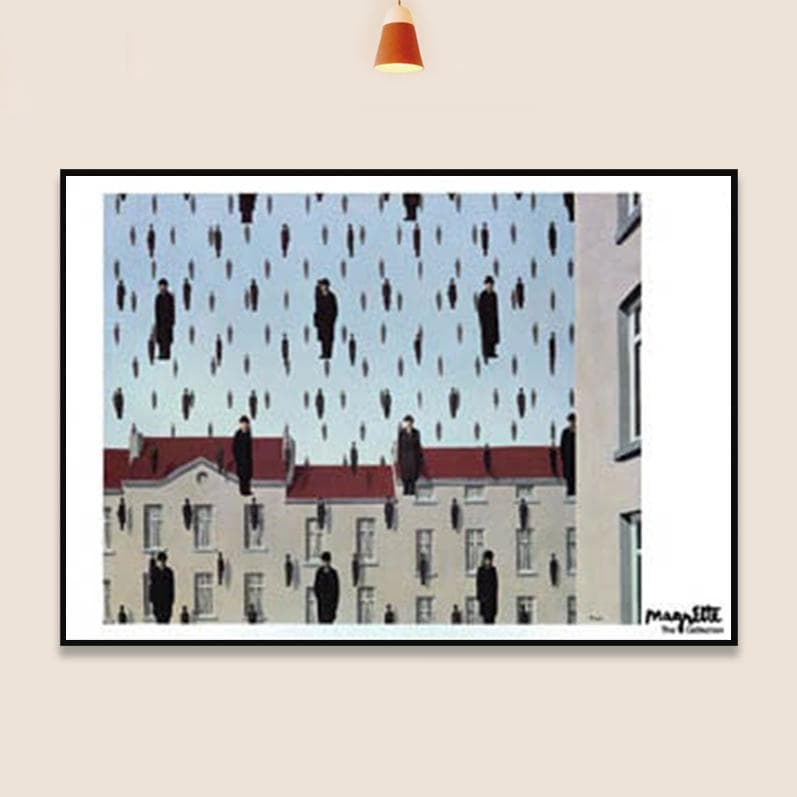 額装品/ゴルコンダ/ルネ マグリット/インテリア/アート/特別品/ポスター