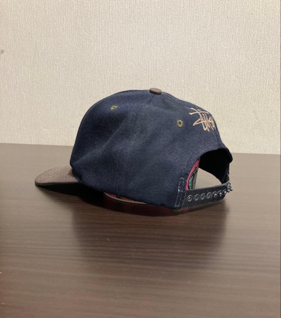 【破損あり】90's Stussy VINTAGE CAPステューシー OLD