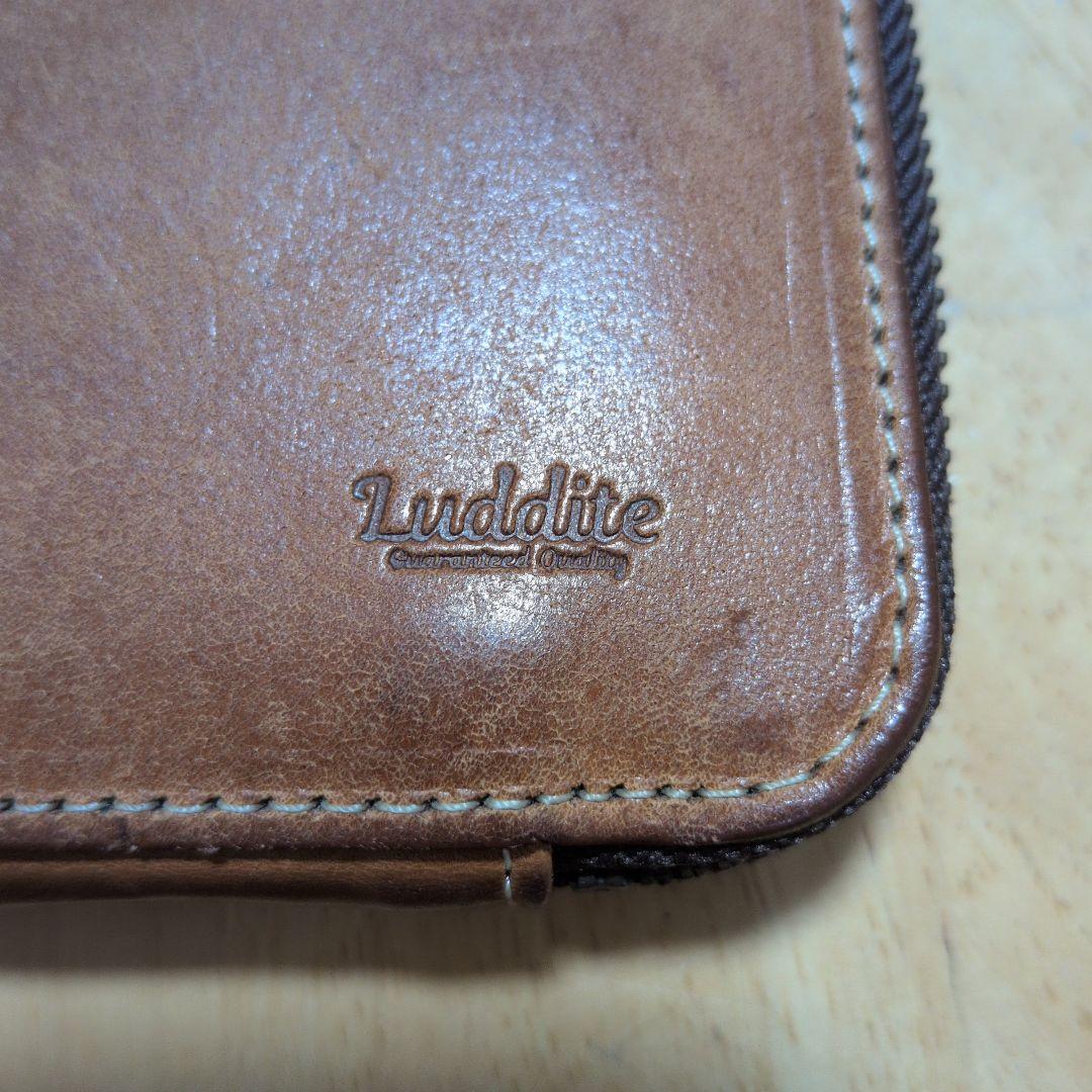 マヤレザー　ラウンドジップ　ペンケース　MAYAナチュラル　ラダイト