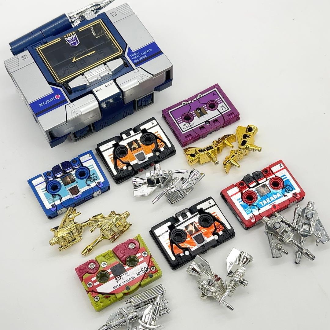 タカラ トランスフォーマー サウンドウェーブ カセットロン 7体セット