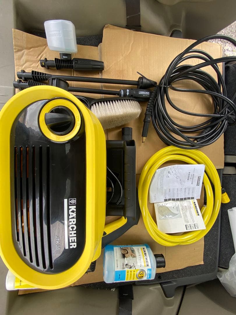 【値下】KARCHER 高圧洗浄機 JTK 38洗浄剤付