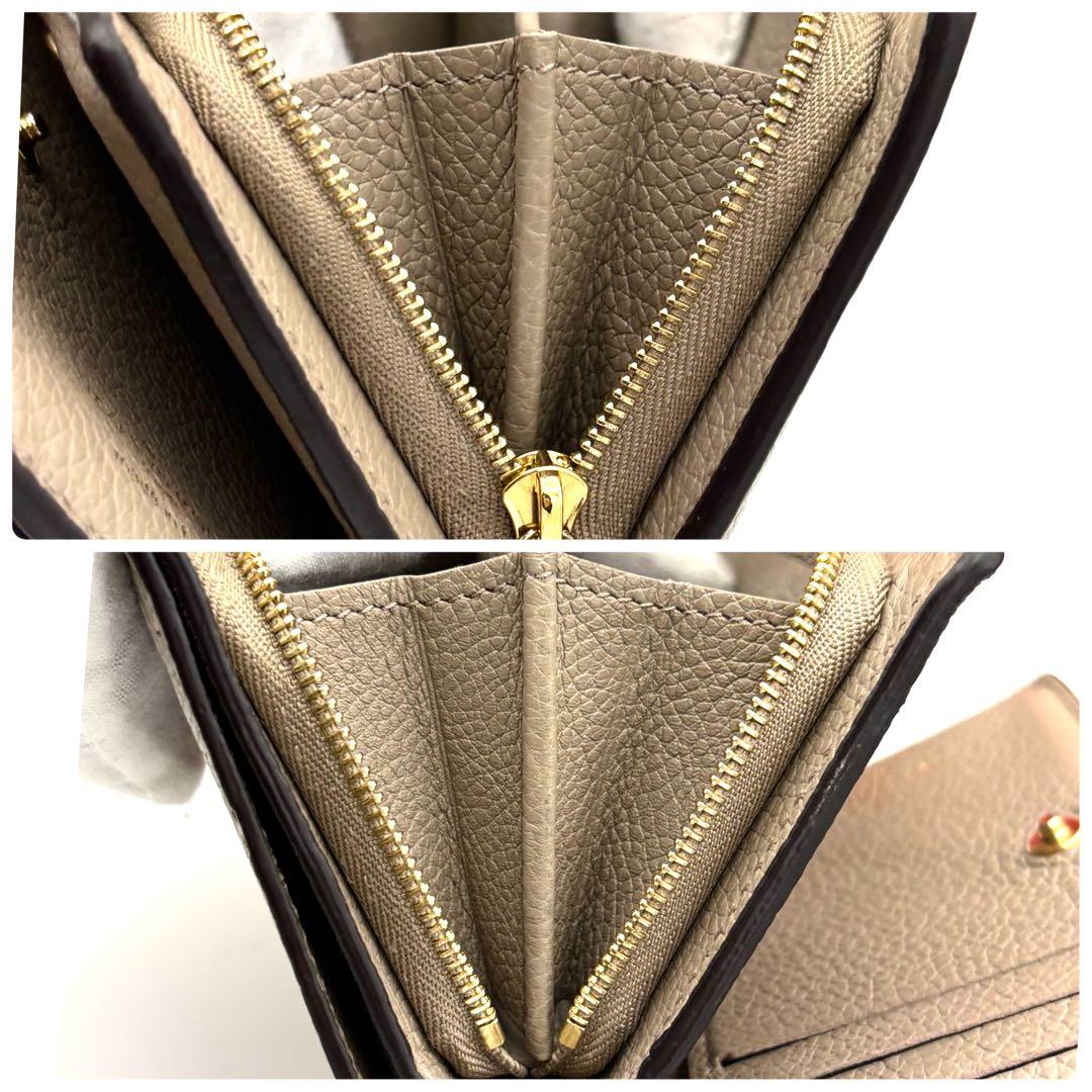 ☆美品☆ルイヴィトン 財布 モノグラムアンプラント ポルトフォイユクレア