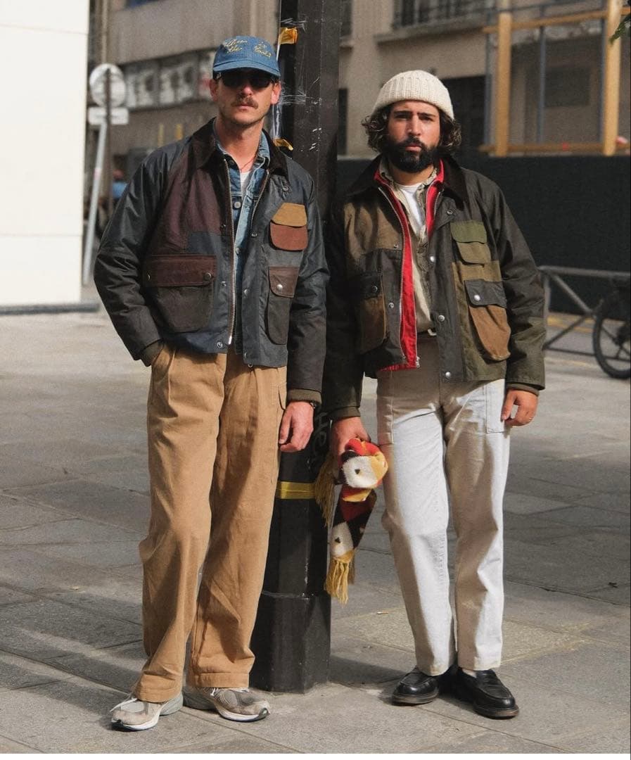 d*h様 BRUT Clothing BARBOURバブアー再構築オイルドジャケ