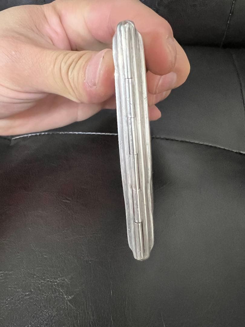 手彫り シルバー 950 純銀製 シガレットケー アンティーク