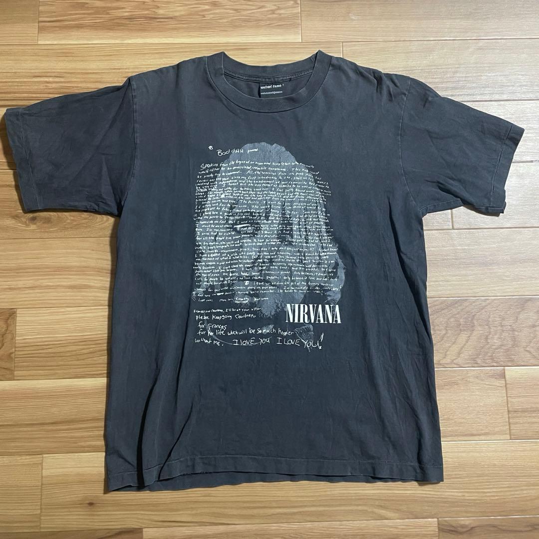 NIRVANA Tシャツ　遺書　スマイル