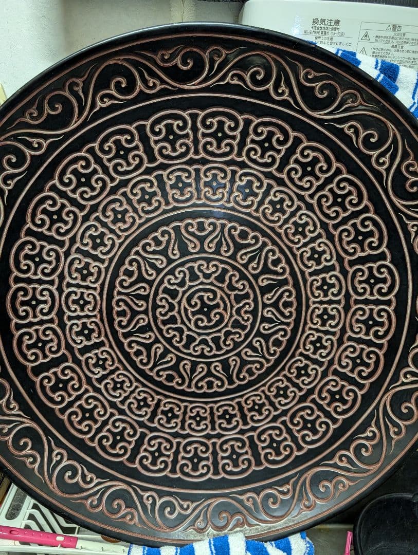 中国宣徳年製、中国古玩堆朱