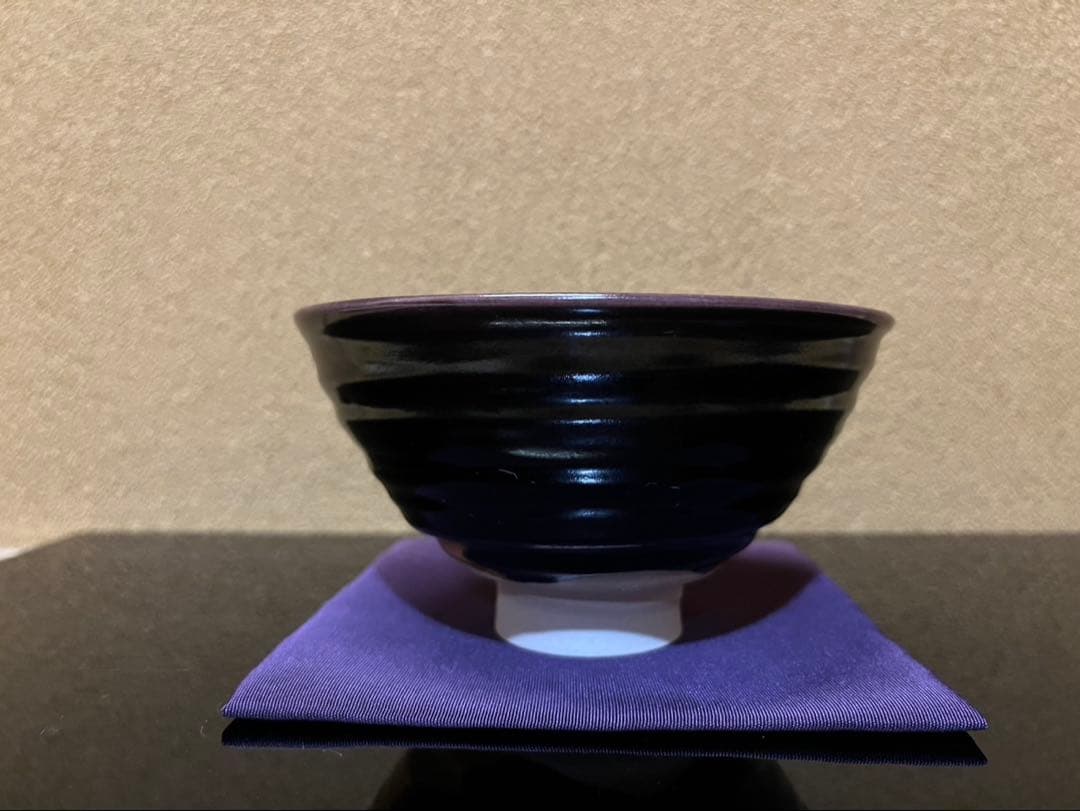 人間国宝　三代徳田八十吉（正彦）　抹茶茶碗