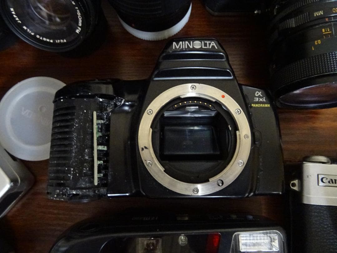 d*7様 天016 カメラ 6点 まとめ売り キャノン ミノルタ オリンパス F