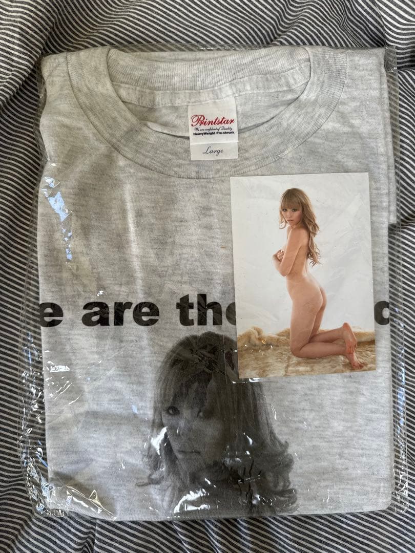【新品】【未開封】若槻千夏サイズM セミヌードTシャツ セミヌード写真 付き♡