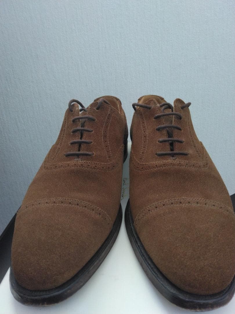 クマ吉さん専用【UK8.5】クロケット＆ジョーンズ　スエードブローグ