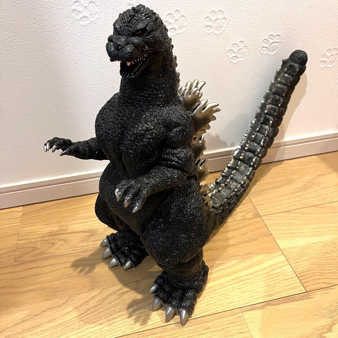 旧バンダイ　ゴジラ　37cm 1991年 ビッグサイズソフビ　超希少品