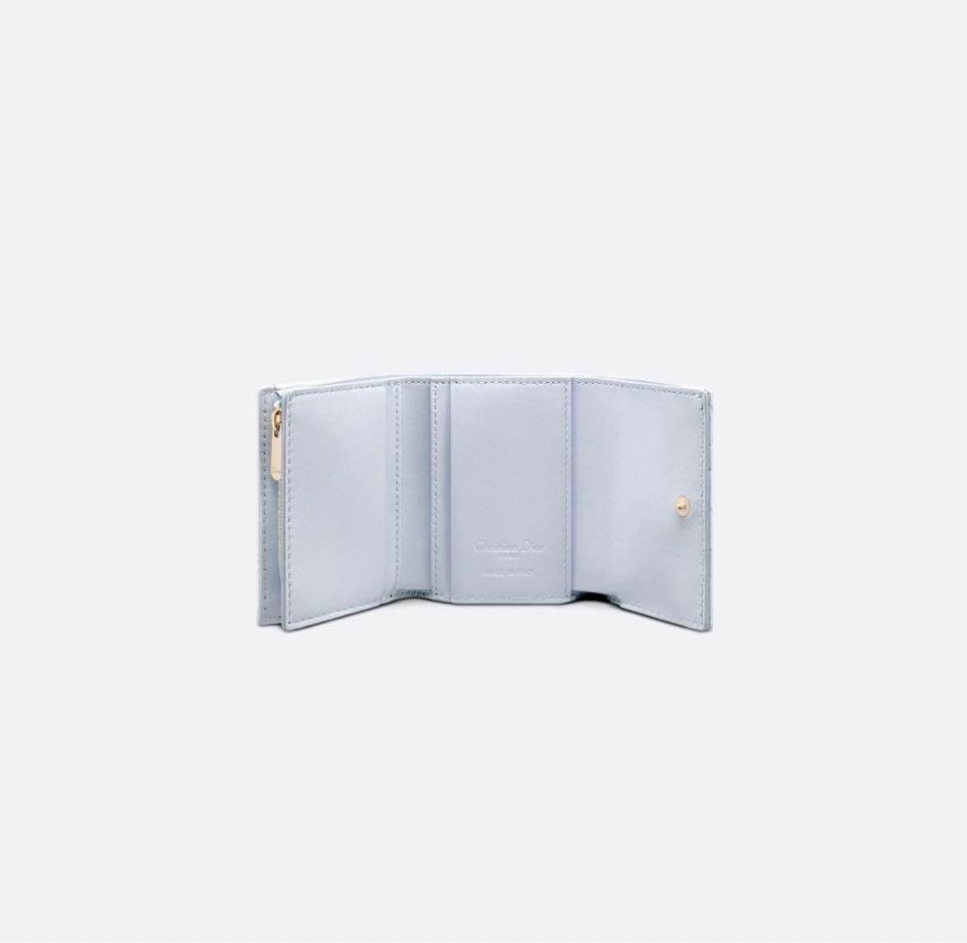 【新品未使用】 DIOR ウォレット 三つ折り財布 シャツブルー 限定品