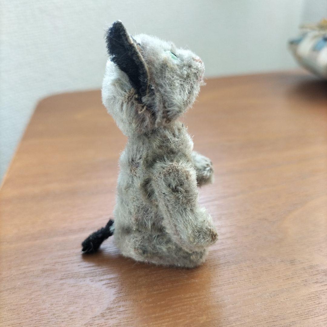 ドイツ　ビンテージ　schuco ノアズアーク　灰色猫 キャット