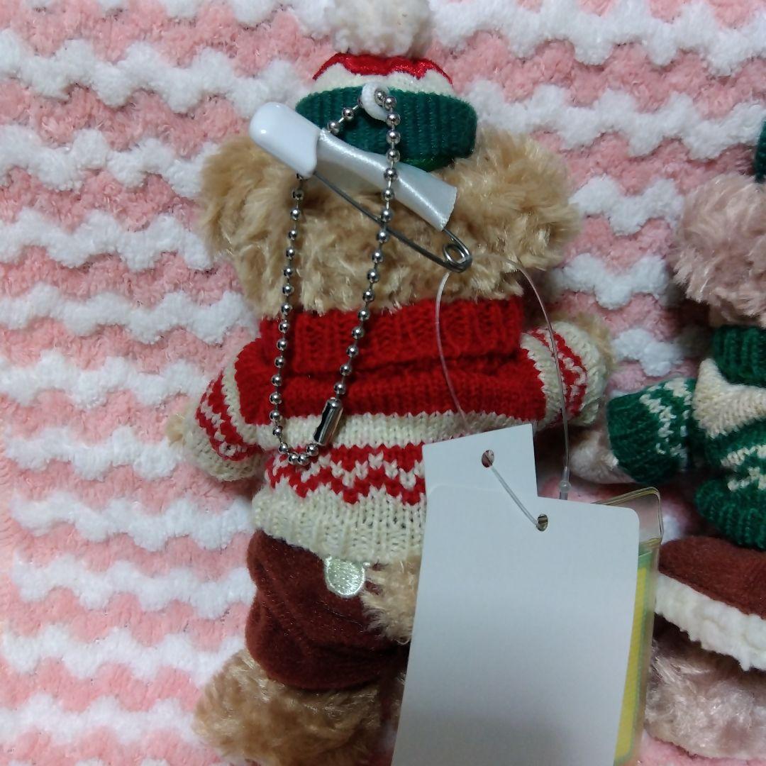 東京デズニーシー2015ダッフィーとシェリーメイ ぬいぐるみバッチタグ付き