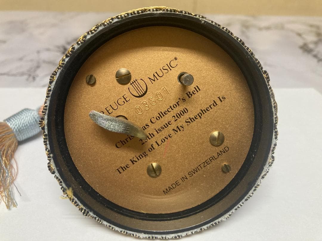 Reuge リュージュ クリスマスコレクターズ オルゴールベル 5個セット売り