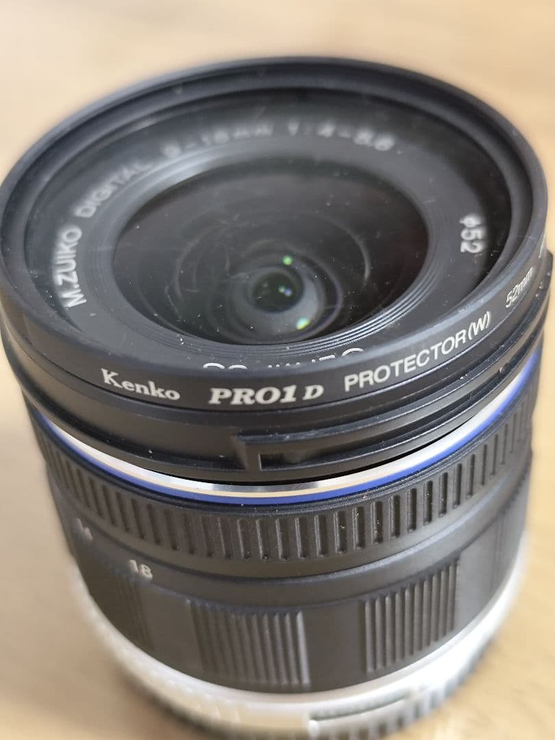 オリンパス広角レンズ+レンズフィルター+レンズフード