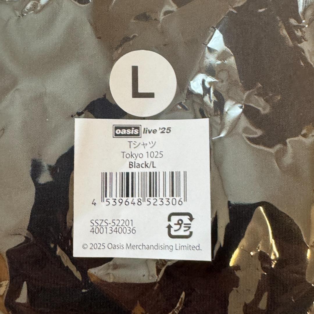 【翌日発送】oasis 開催地限定 Tシャツ 3点(Lサイズ) & A2ポスター