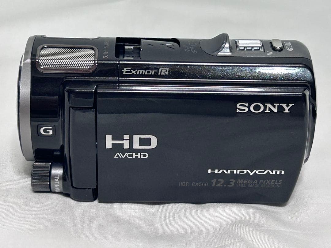 SONYデジタルHDビデオカメラレコーダーHDR-CX560Vブラック 充電器付