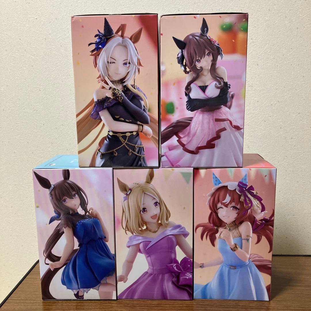 ラウンドワン限定　ウマ娘　Trio-Try-iT Figure フィギュア5体