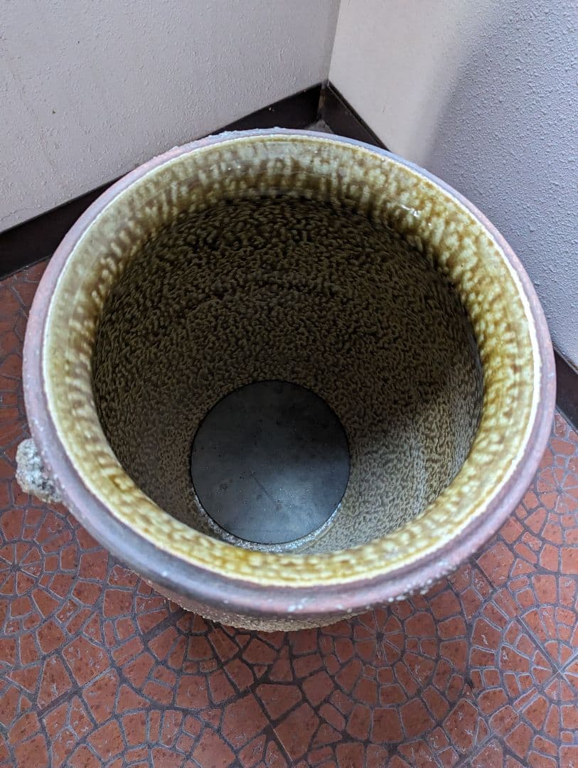 【希少】信楽焼 大壺 焼き物 傘立て 水瓶 陶器
