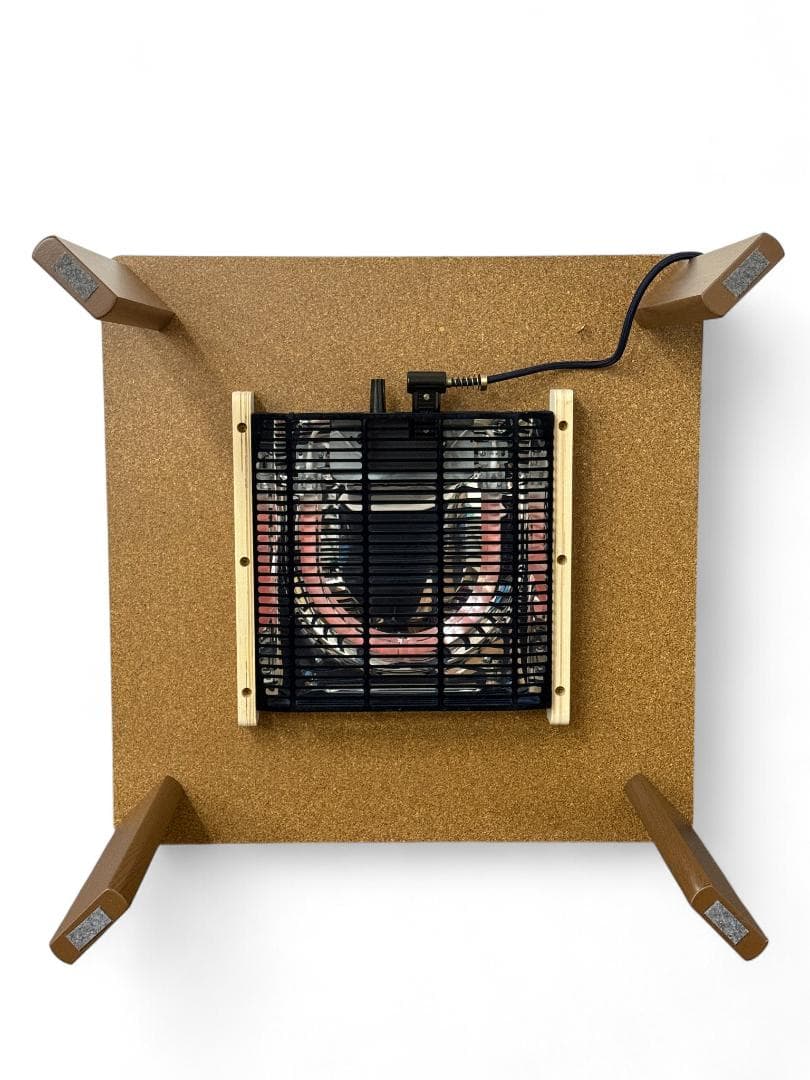 【新品訳あり】【正方形】リバーシブル天板 こたつテーブル 木目調 省スペース