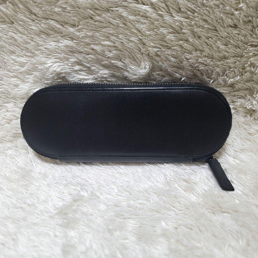 美品✨モンブラン マイスターシュティック ペンケース ブラック レザー ロゴ