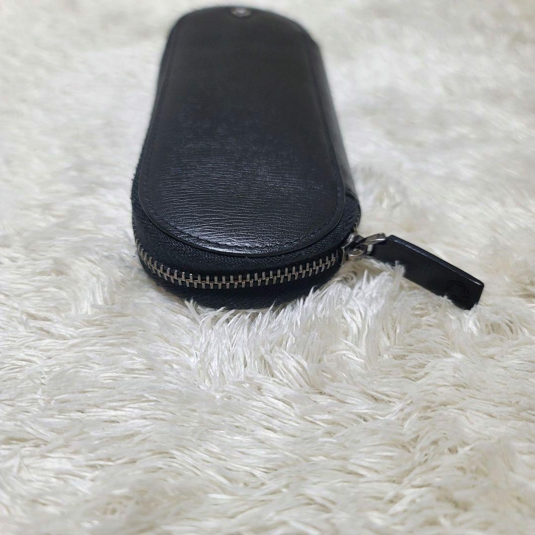 美品✨モンブラン マイスターシュティック ペンケース ブラック レザー ロゴ