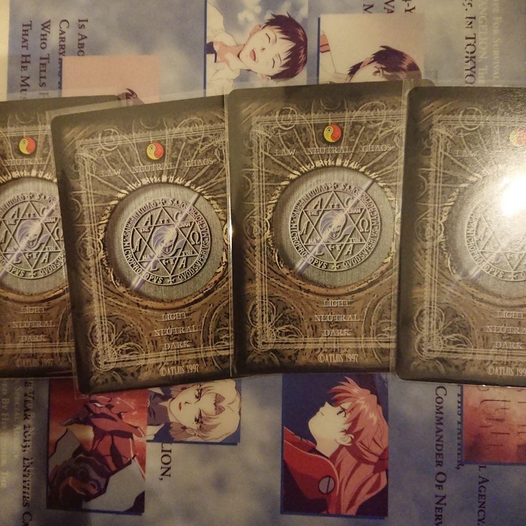 女神転生 カード tcg アモン アキラ 4枚セット 特別価格