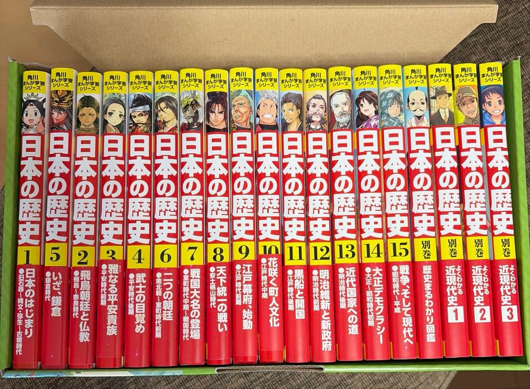 角川まんが学習シリーズ 日本の歴史 全15巻+別巻4冊定番セット