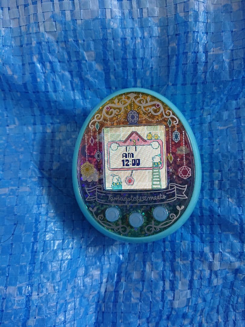 美品　BANDAI たまごっちみーつ　ファンタジーみーつver.ブルー