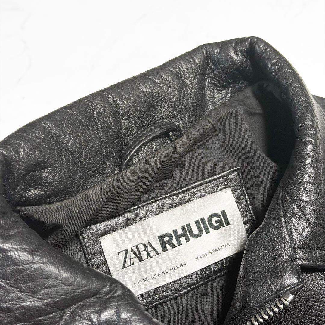 【短丈】ZARA×RHUIGI レザージャケット XL シングル