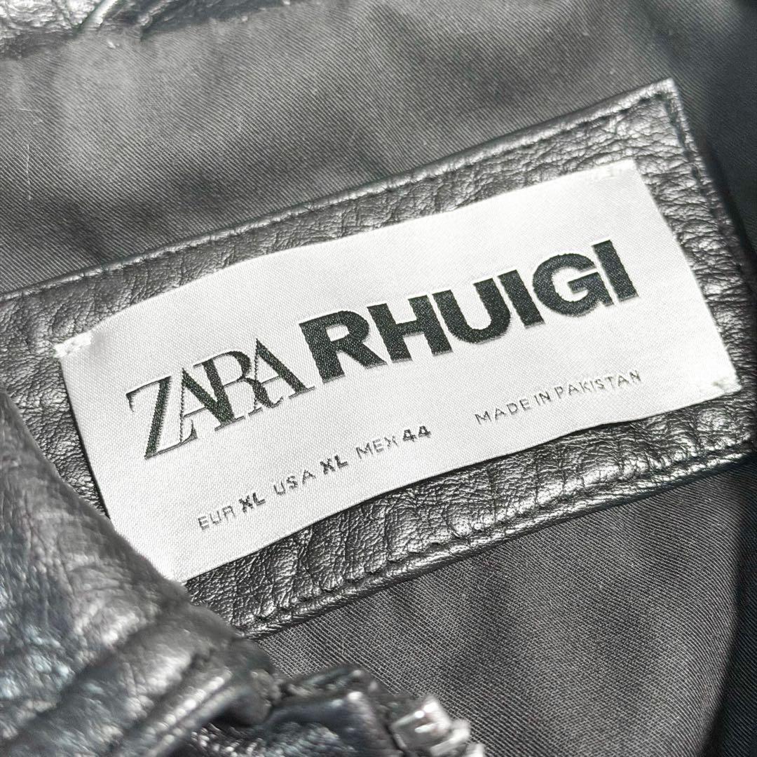 【短丈】ZARA×RHUIGI レザージャケット XL シングル